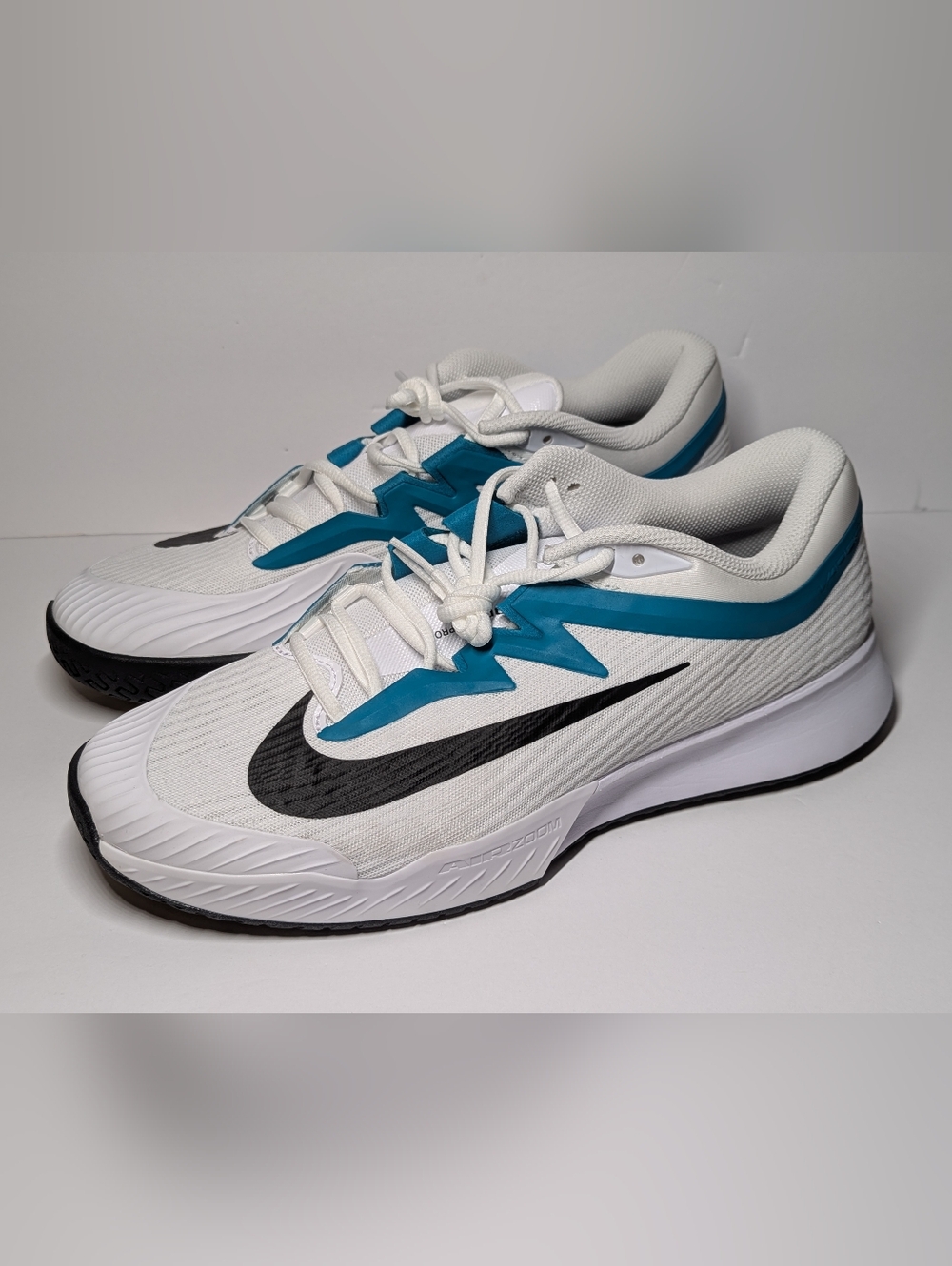 Nike Zoom Vapor Pro 3 HC White Black Radiant Emerald FZ2161-104 Mens Size 11.5